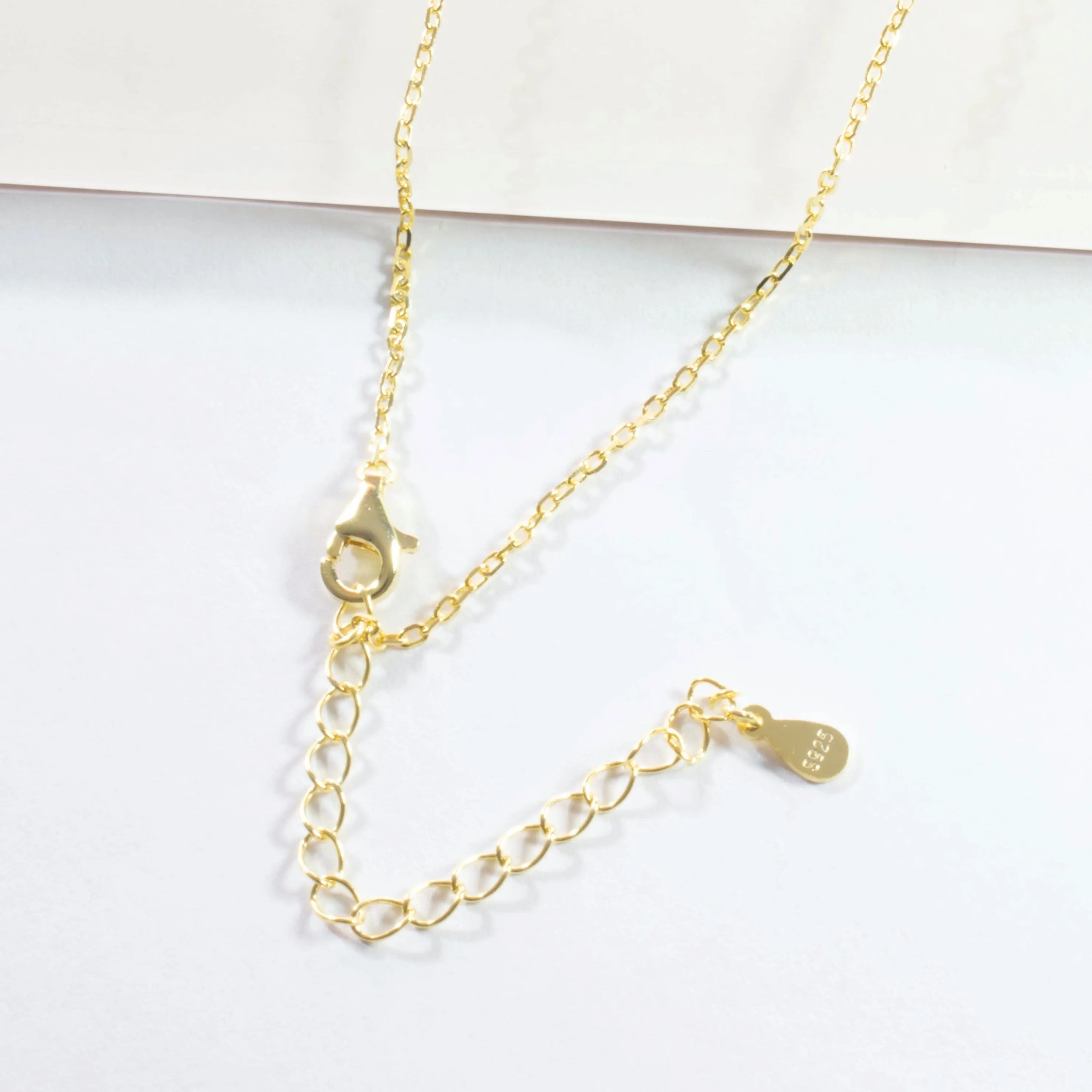 Three Small Freshwater Pearl Necklace - Gold or Silver