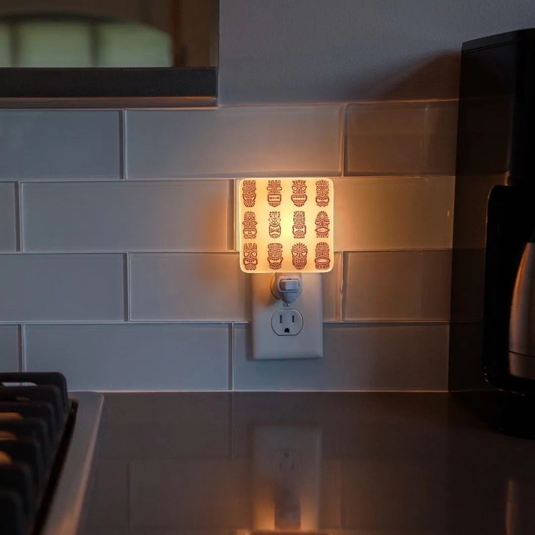 Tiki Pattern Night Light