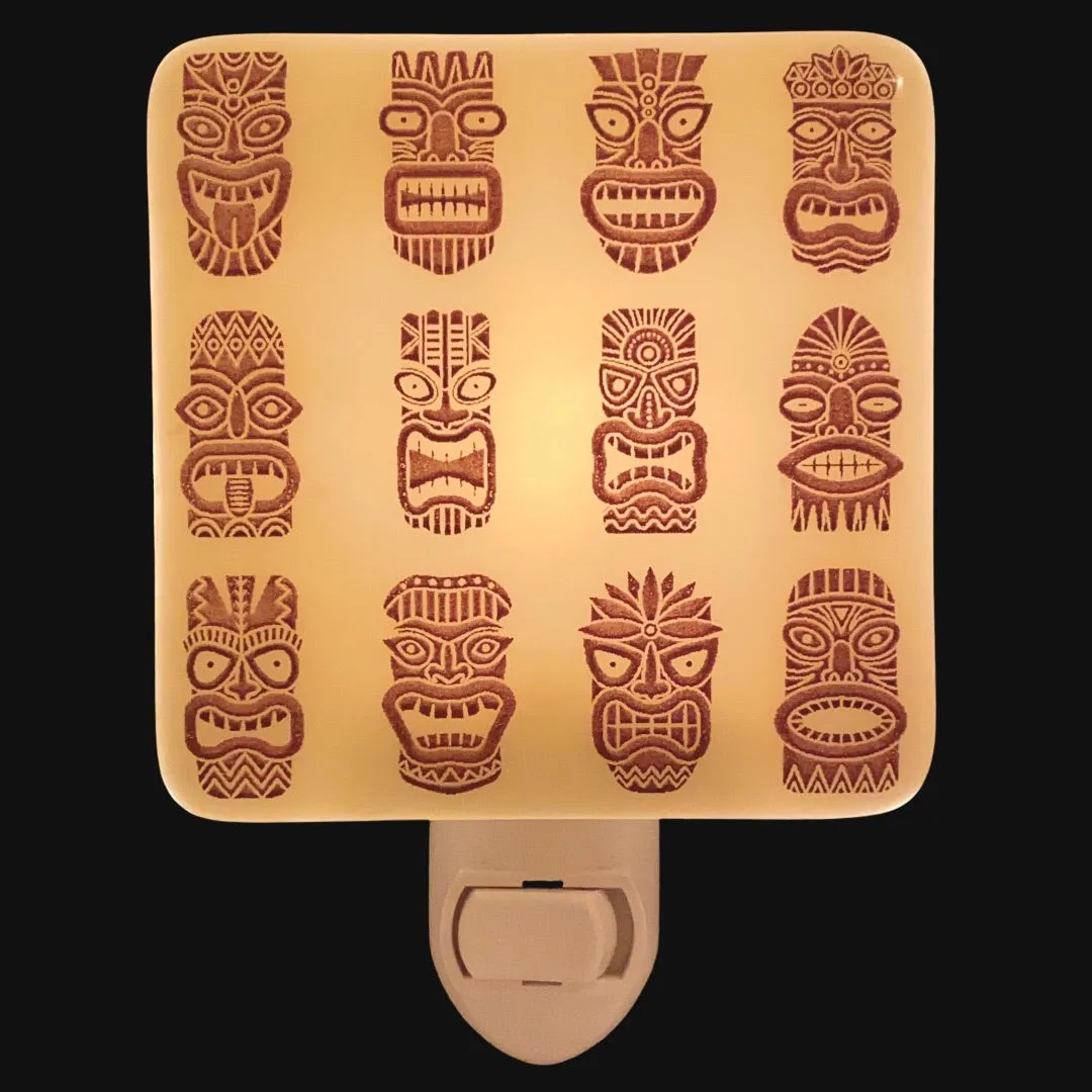 Tiki Pattern Night Light