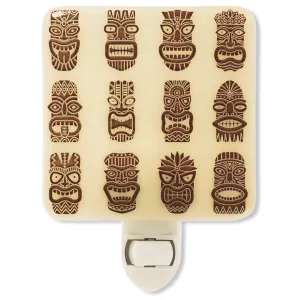 Tiki Pattern Night Light