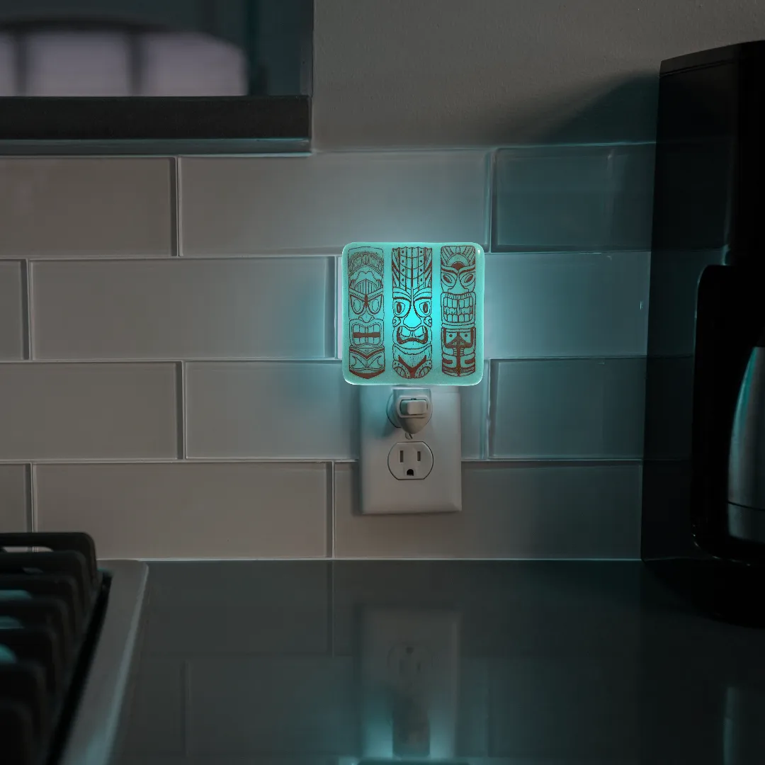 Tiki Trio Pattern Night Light