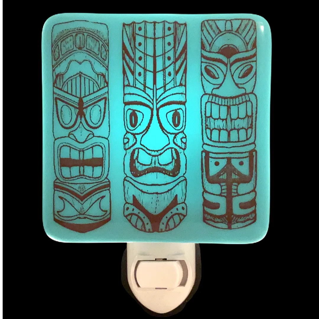 Tiki Trio Pattern Night Light