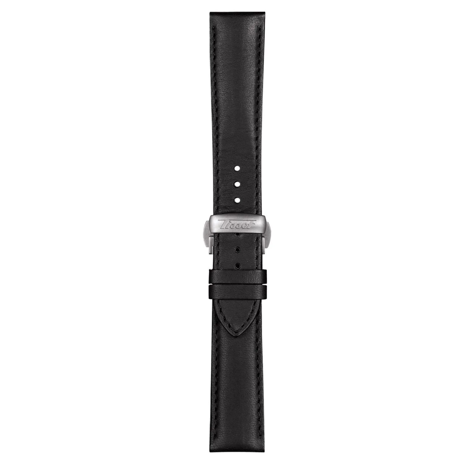 Tissot 20mm Heritage Black Leather Strap