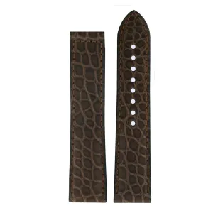 Tissot 20mm Heritage Brown Genuine Alligator Leather Strap