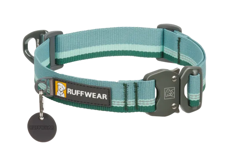 Top Rope™ Metal Buckle Dog Collar strong, reflective, ballasted 2024