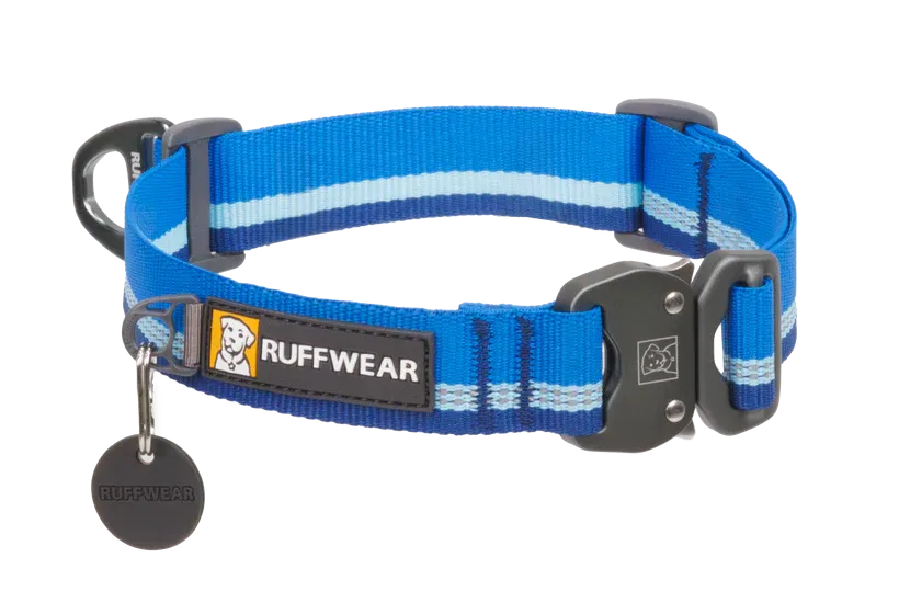 Top Rope™ Metal Buckle Dog Collar strong, reflective, ballasted 2024