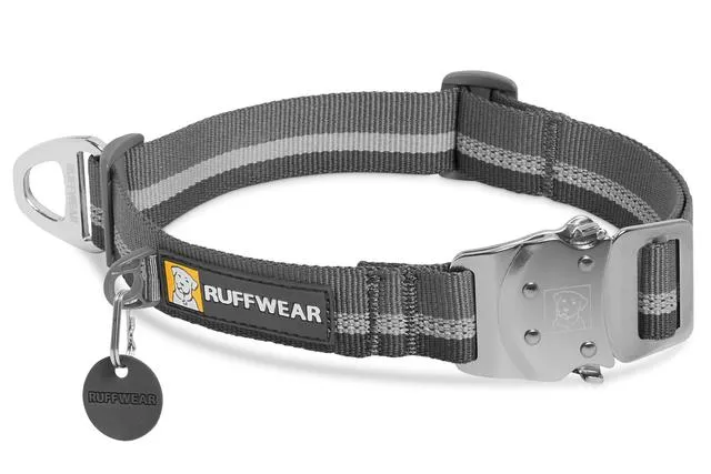 Top Rope™ Metal Buckle Dog Collar strong, reflective, ballasted 2024