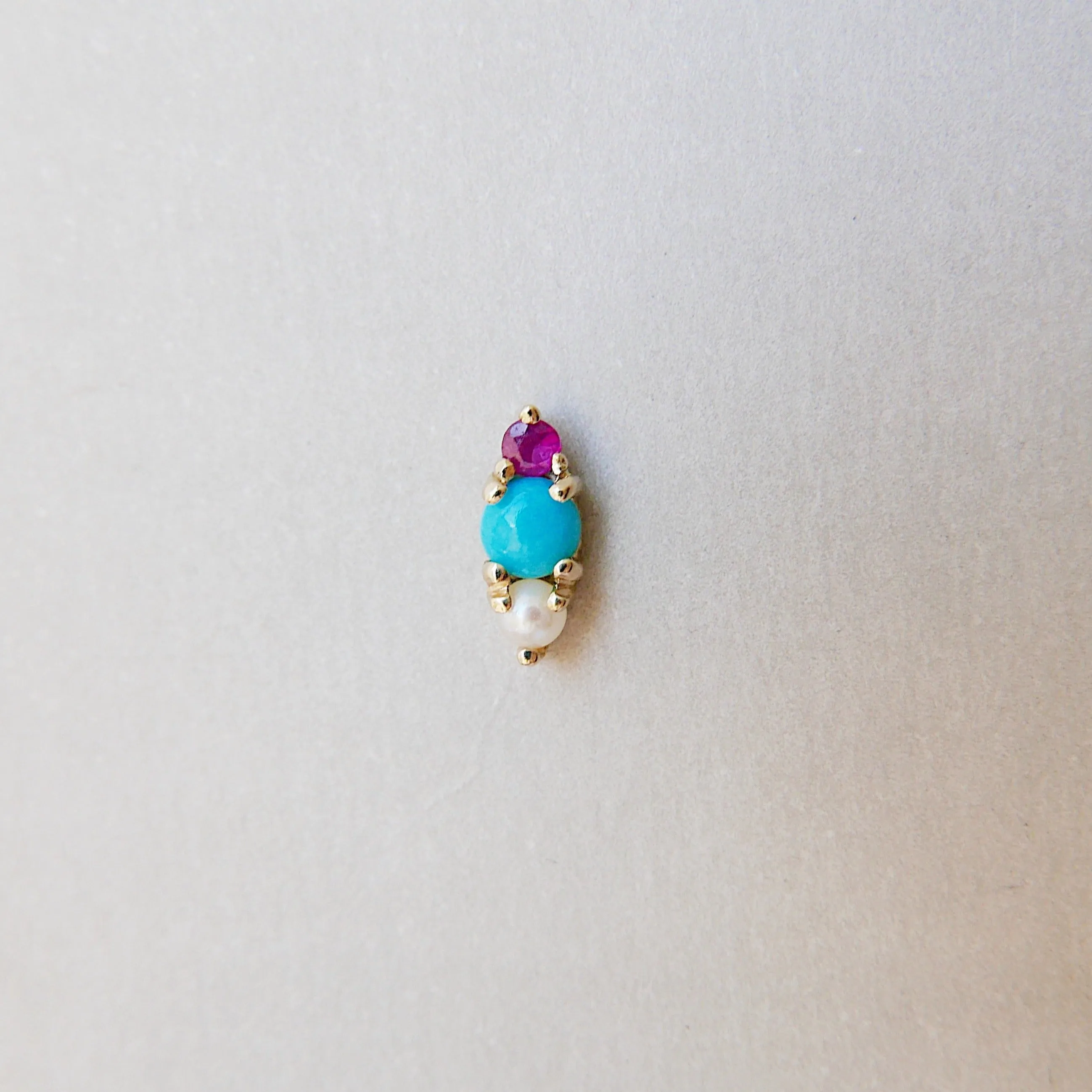 Trio Turquoise Earring