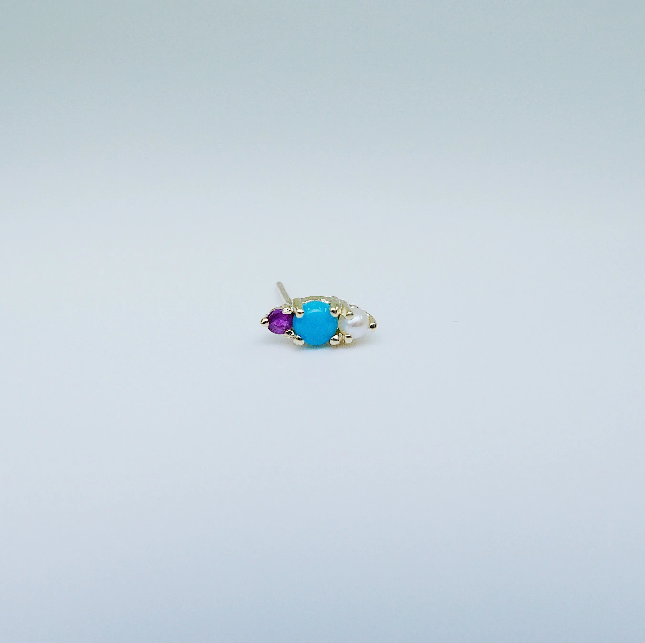 Trio Turquoise Earring