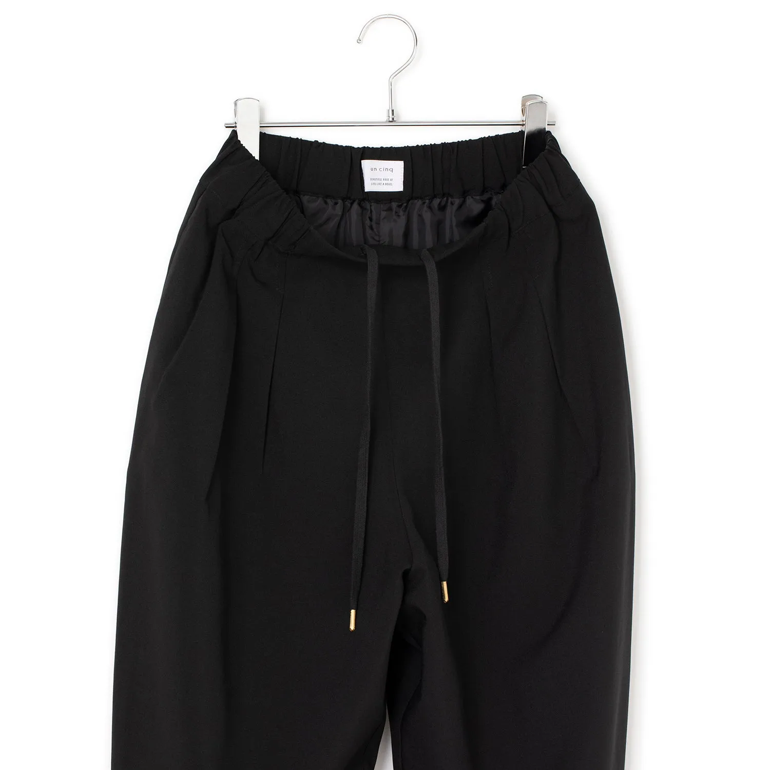 uncinq | アンサンク　Melange Ox Wide Tuck Easy Pants