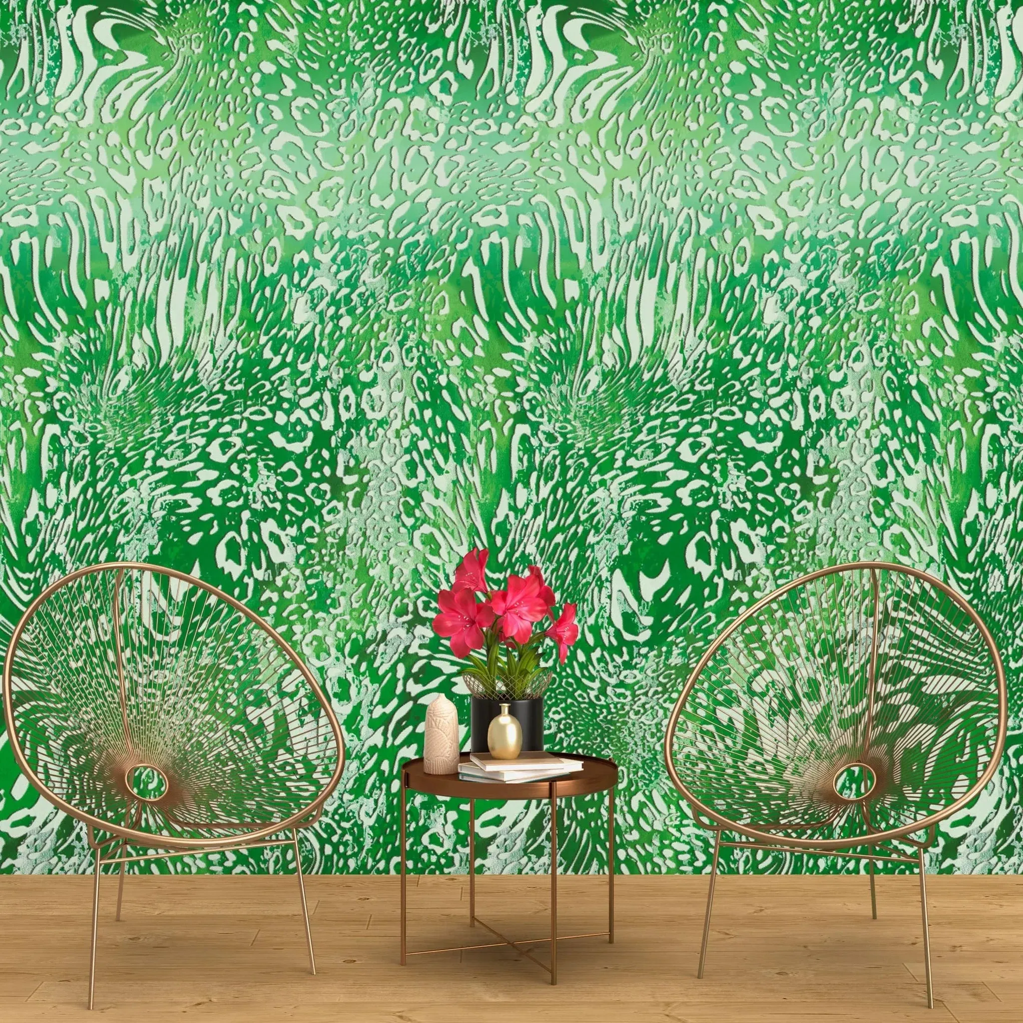 Vibrant Leopard Print Acrylic Shower Wall Panels Home Decor Wall Panels 2440mmm x 1220mm