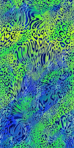 Vibrant Leopard Print Acrylic Shower Wall Panels Home Decor Wall Panels 2440mmm x 1220mm