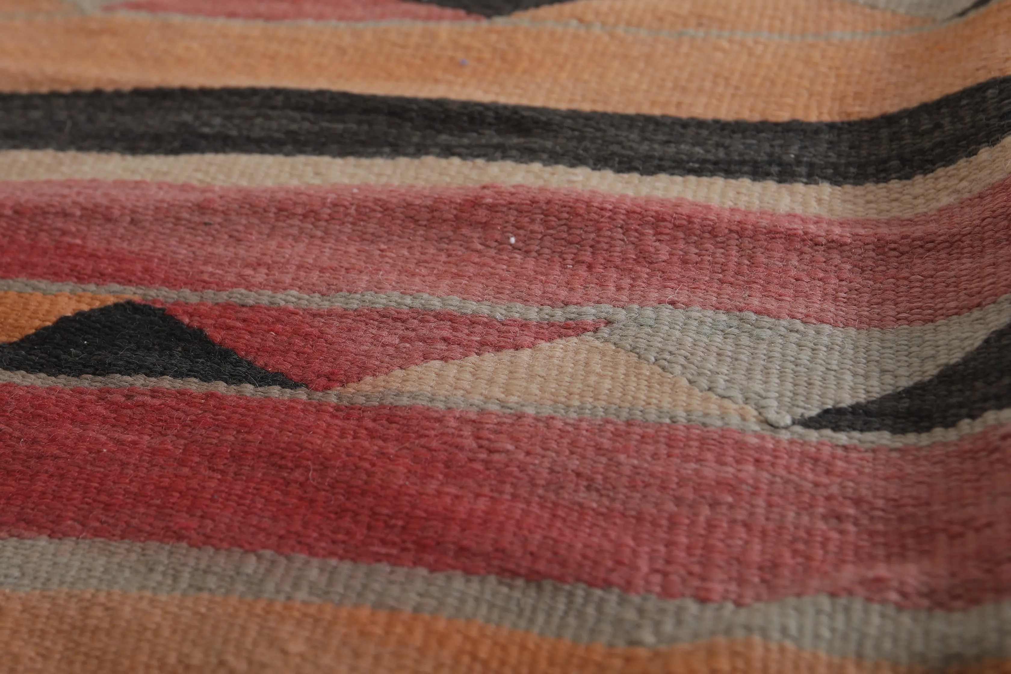 Vintage Berber Kilim Rug - Handwoven 5.5 FT X 10.9 FT | Moroccan Artisan Treasure