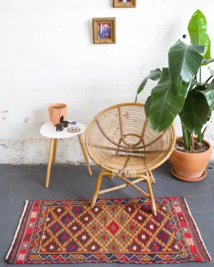 Vintage Mini Turkish Kilim Rug