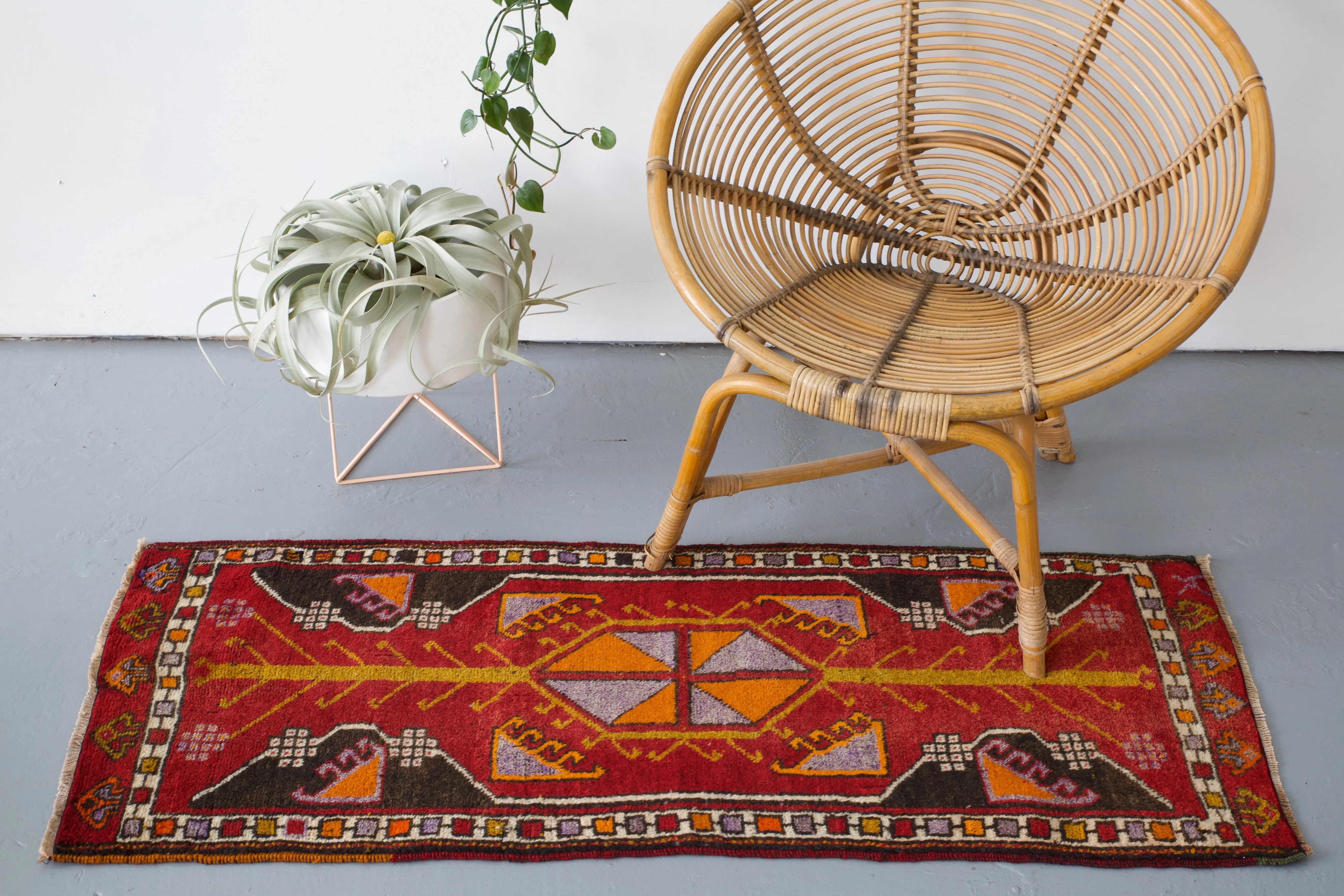 Vintage Mini Turkish Rug