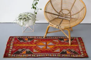Vintage Mini Turkish Rug