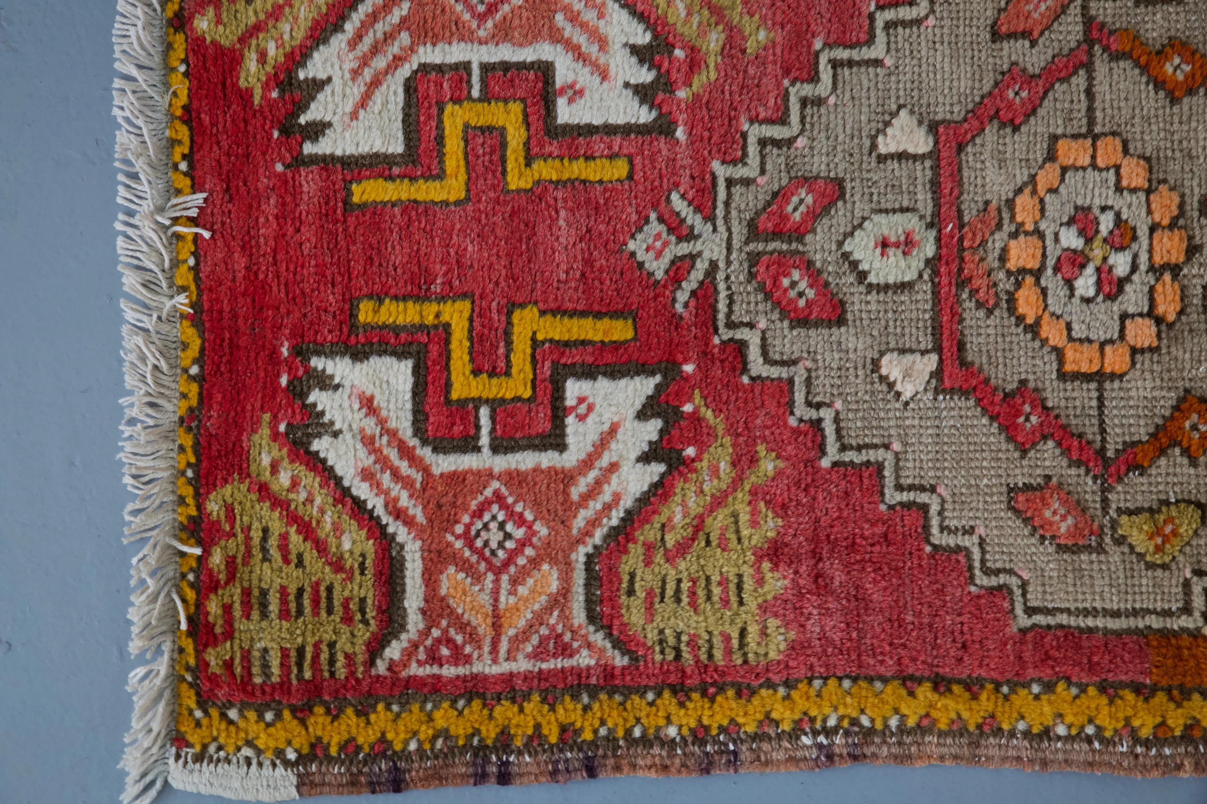 Vintage Mini Turkish Rug