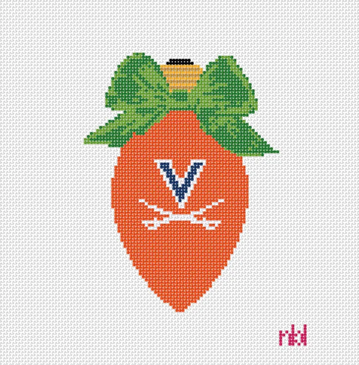Virginia Christmas Bow Light Bulb
