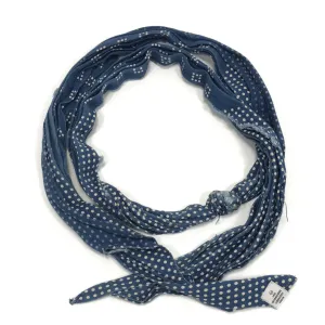 Visvim 14SS Bandana Belt Dots (Mini Herringbone) Blue