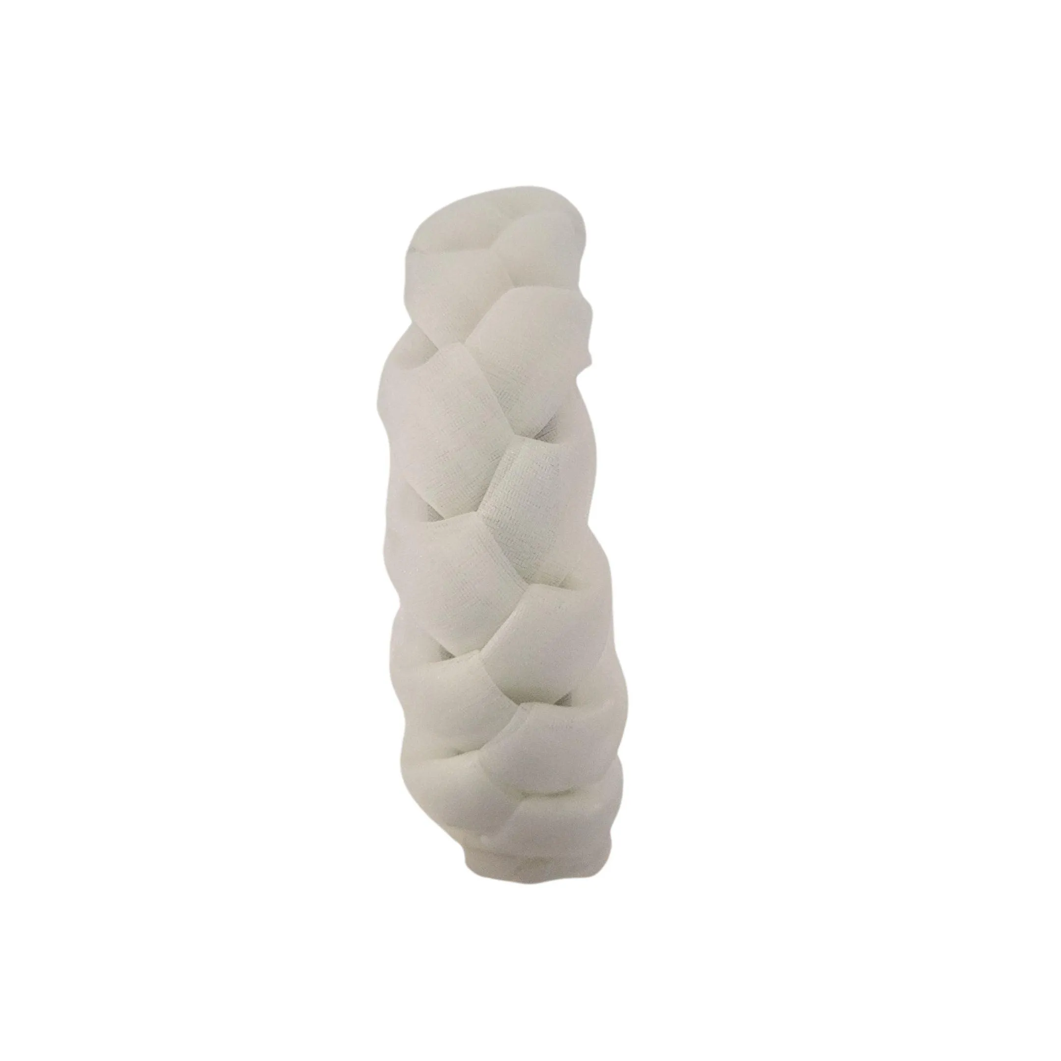 White Braided Mesh Headband