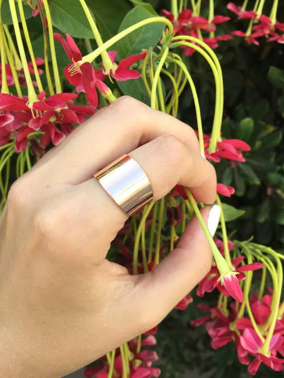 Wide Band Ring - Bold & Modern