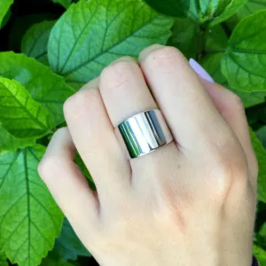 Wide Band Ring - Bold & Modern