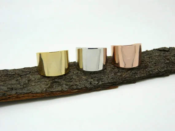 Wide Band Ring - Bold & Modern
