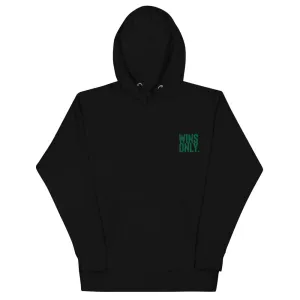WinsOnly BOLD “Go Green” Embroidered  Unisex Hoodie