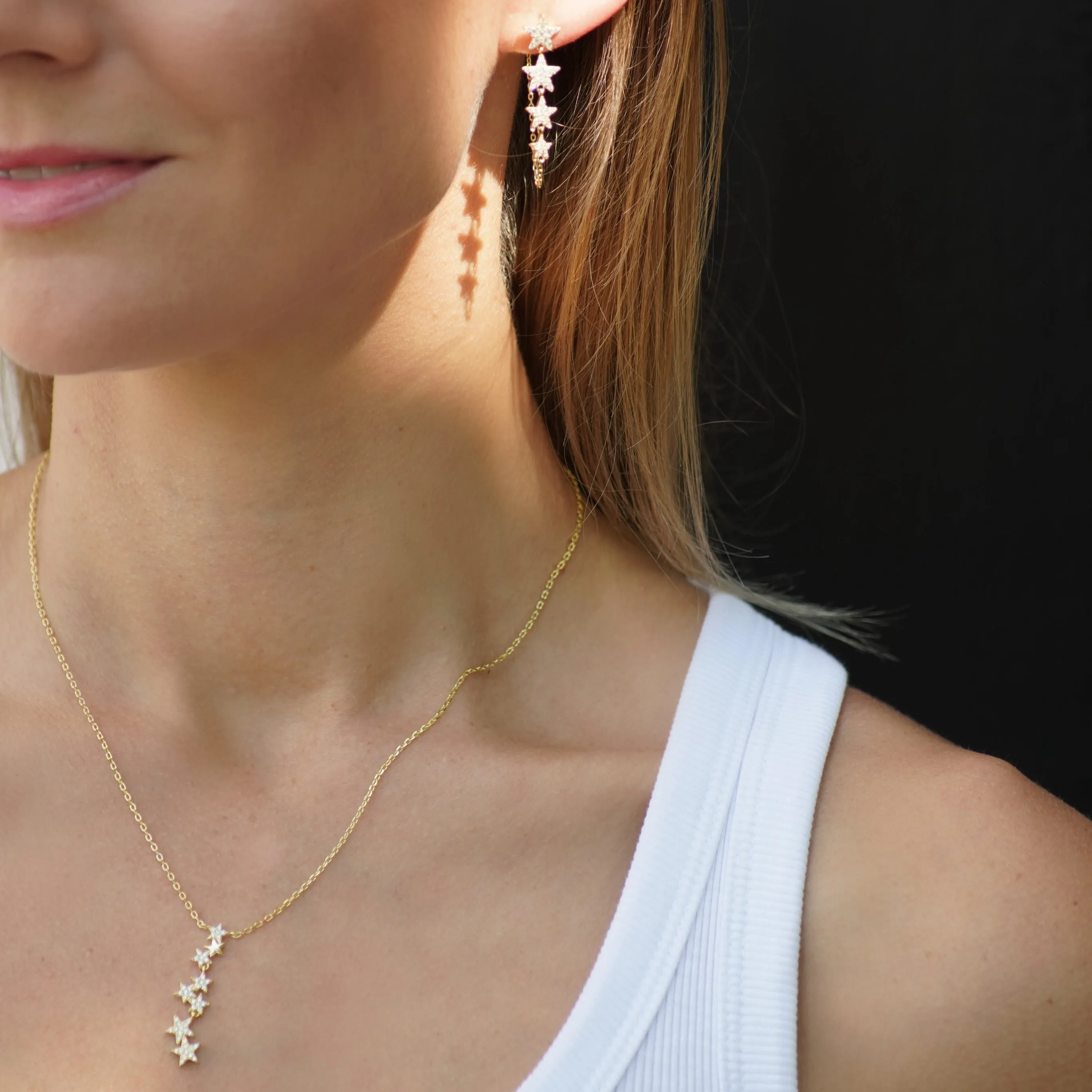 Wish Upon A Star Necklace | Gold
