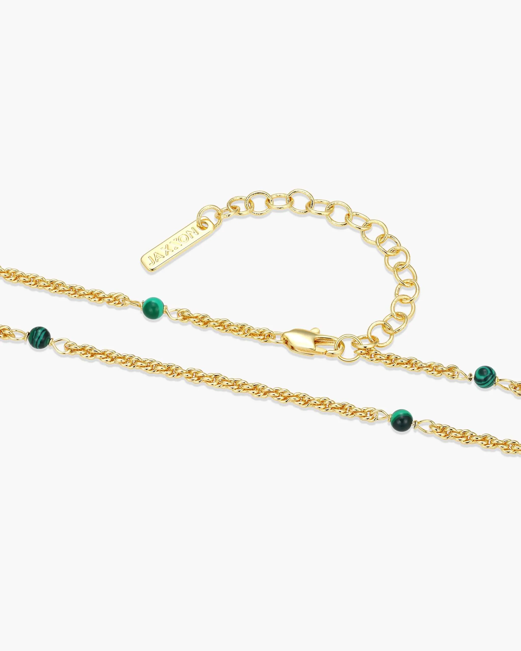 Women's Malachite Rope Chain