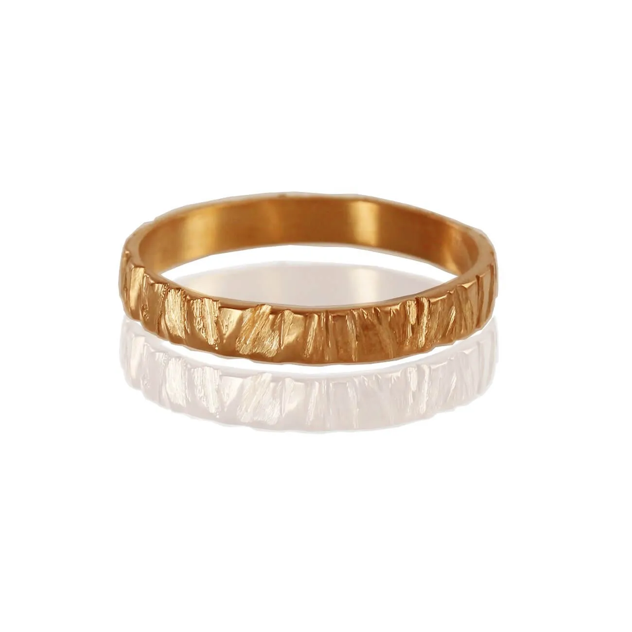 Woodgrain wedding ring, 3mm