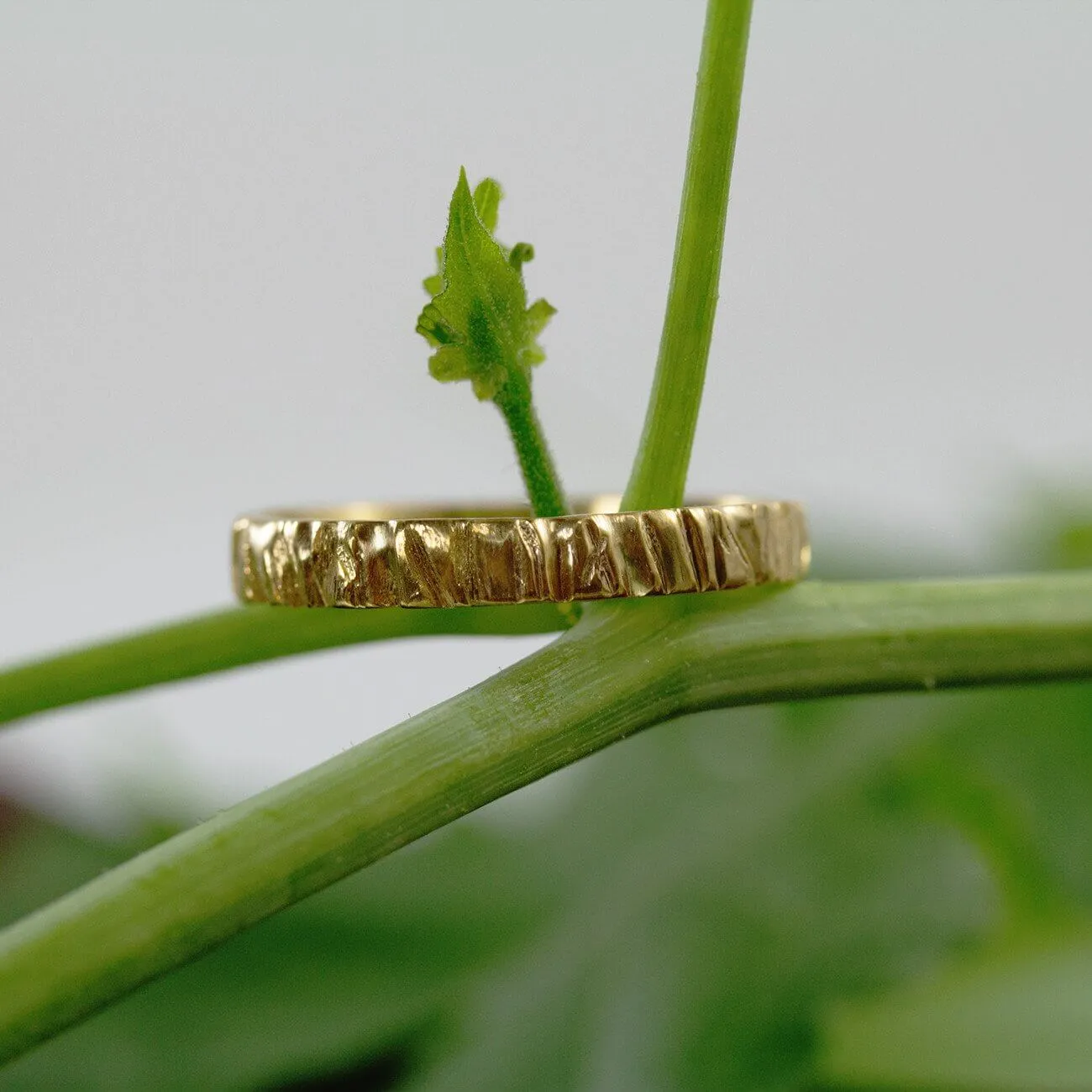 Woodgrain wedding ring, 3mm