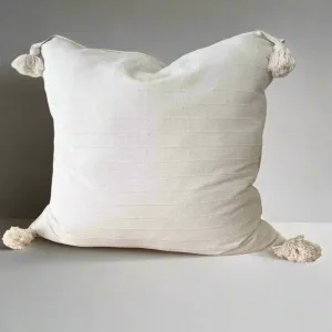 XL Cotton Tassel Pillow № 1
