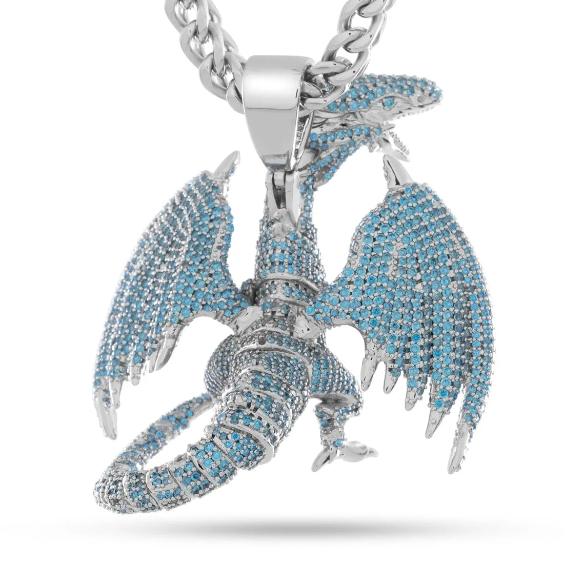 Yu-Gi-Oh! x King Ice - Blue Eyes White Dragon Necklace